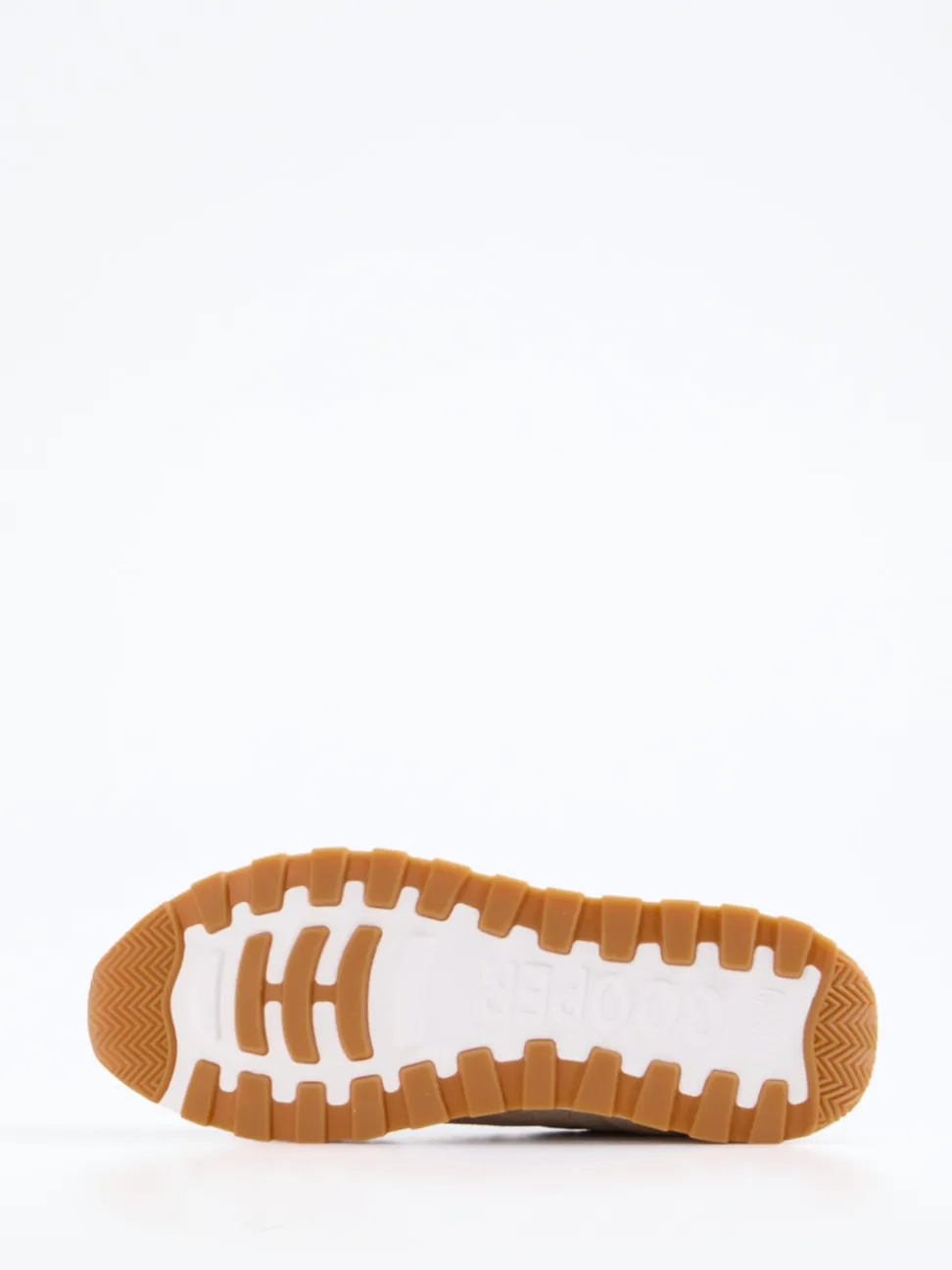 Candice Cooper – Sneaker aus Veloursleder beige