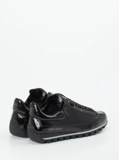 Candice Cooper – Sneaker aus Lackleder Schwarz