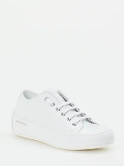 Candice Cooper – Sneaker aus Kalbleder Weiß