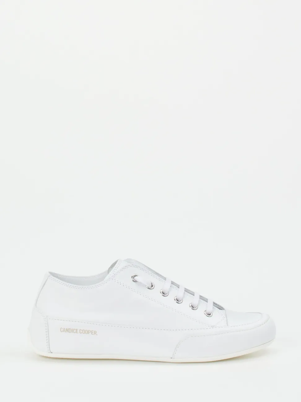 Candice Cooper – Sneaker aus Kalbleder Weiß