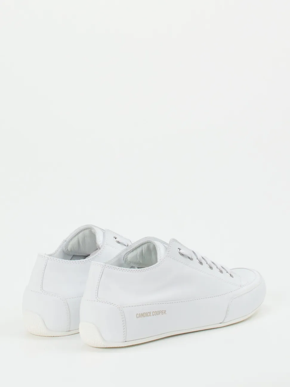 Candice Cooper – Sneaker aus Kalbleder Weiß