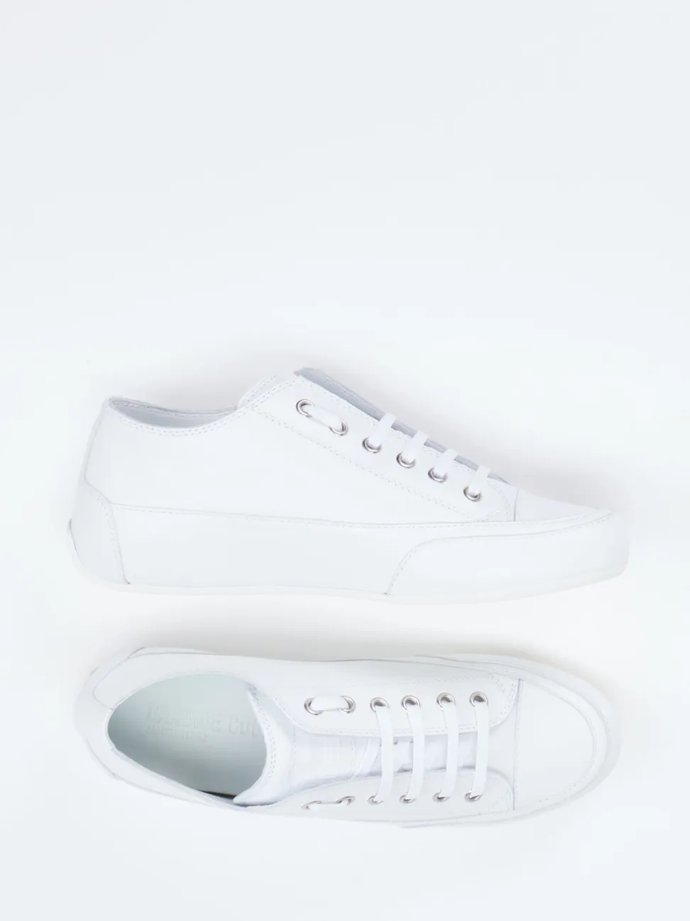 Candice Cooper – Sneaker aus Kalbleder Weiß