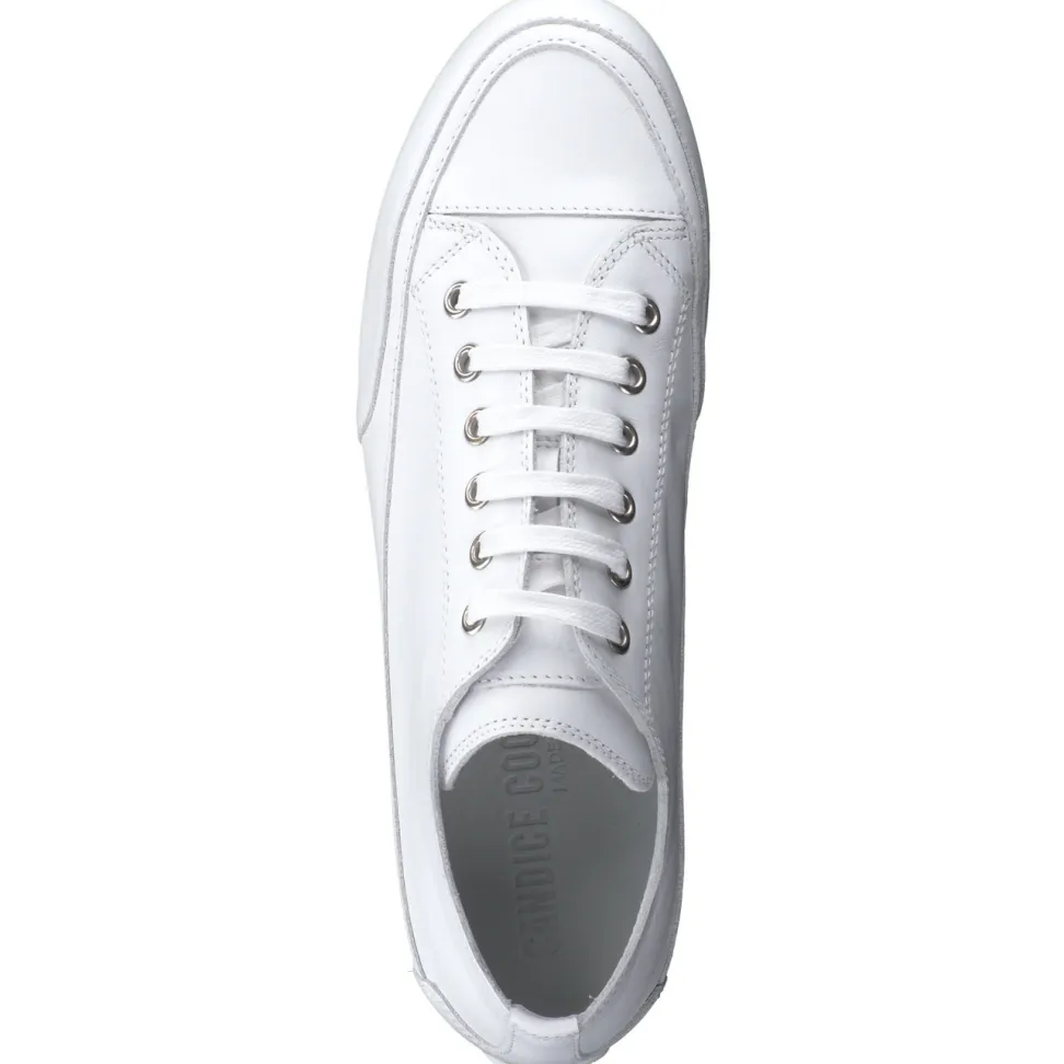 Candice Cooper – Sneaker aus Kalbleder Weiß