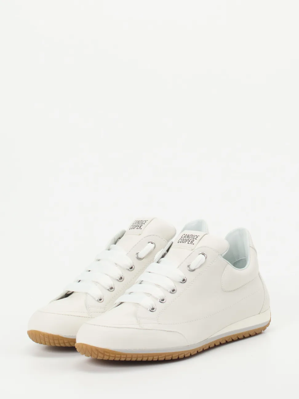 Candice Cooper – Sneaker aus Kalbleder Off-White