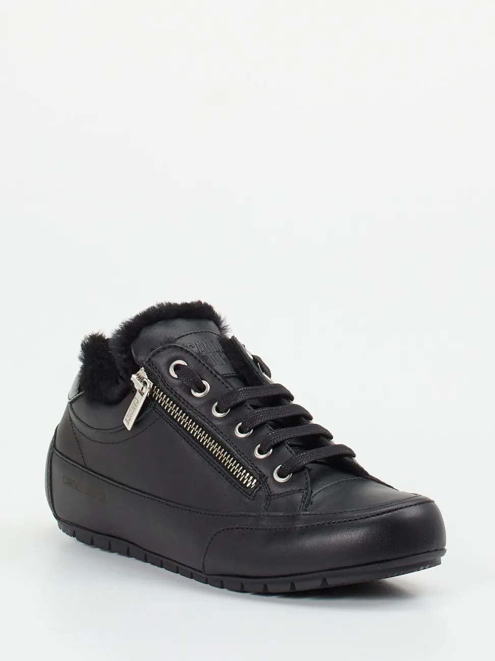 Candice Cooper – Sneaker aus Kalbleder Schwarz