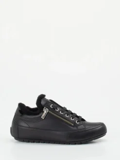 Candice Cooper – Sneaker aus Kalbleder Schwarz
