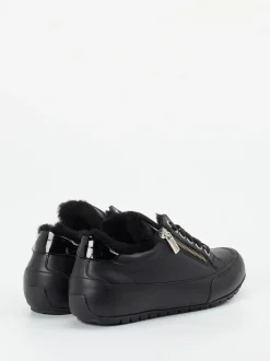 Candice Cooper – Sneaker aus Kalbleder Schwarz