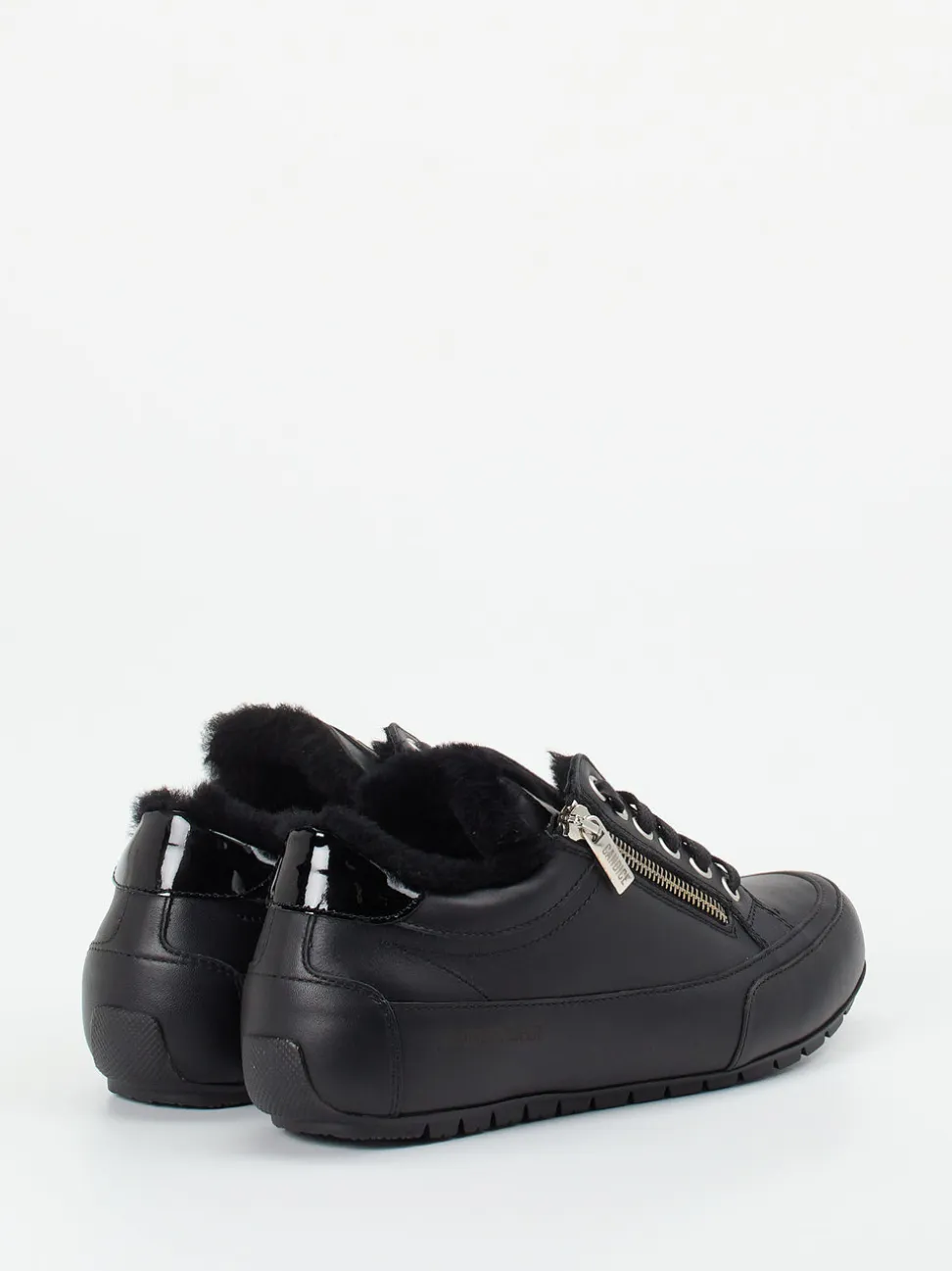Candice Cooper – Sneaker aus Kalbleder Schwarz