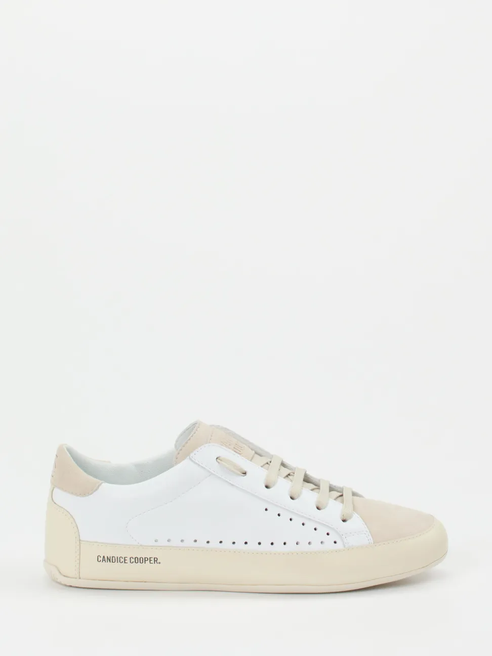 Candice Cooper – Sneaker aus Kalbleder in Beige