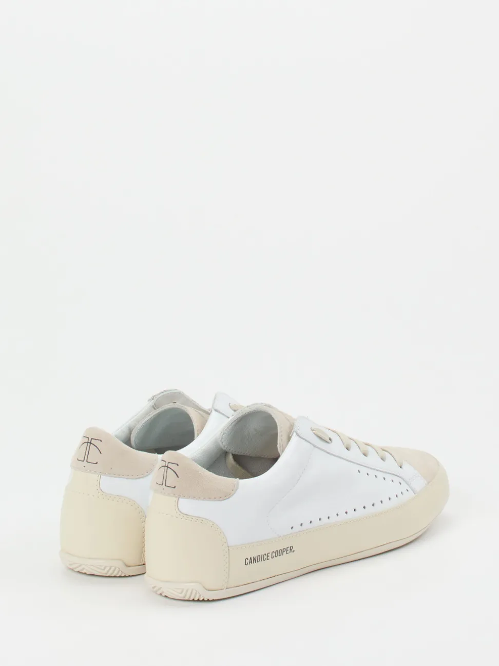 Candice Cooper – Sneaker aus Kalbleder in Beige