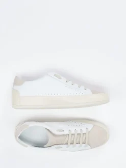 Candice Cooper – Sneaker aus Kalbleder in Beige
