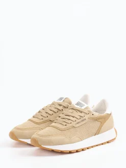 Candice Cooper – Sneaker aus Veloursleder Beige