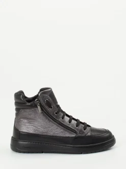 Candice Cooper – Sneaker aus Kalbleder in Anthrazit