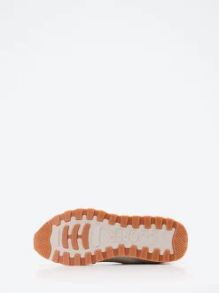 Candice Cooper – Sneaker aus Veloursleder und Nylon beige
