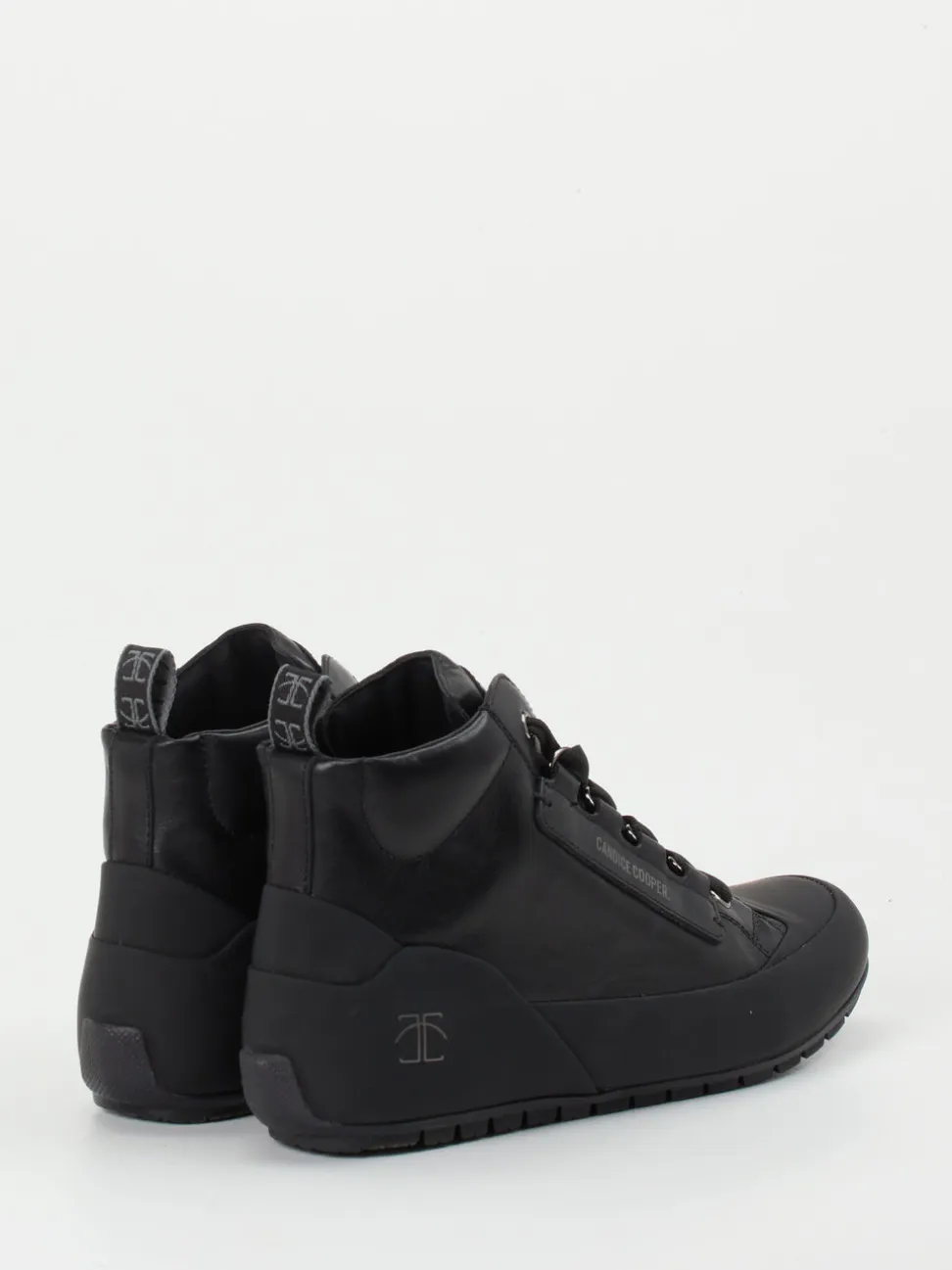 Candice Cooper – Sneaker aus Kalbleder in Schwarz