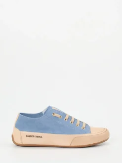 Candice Cooper – Sneaker aus Veloursleder in Hellblau