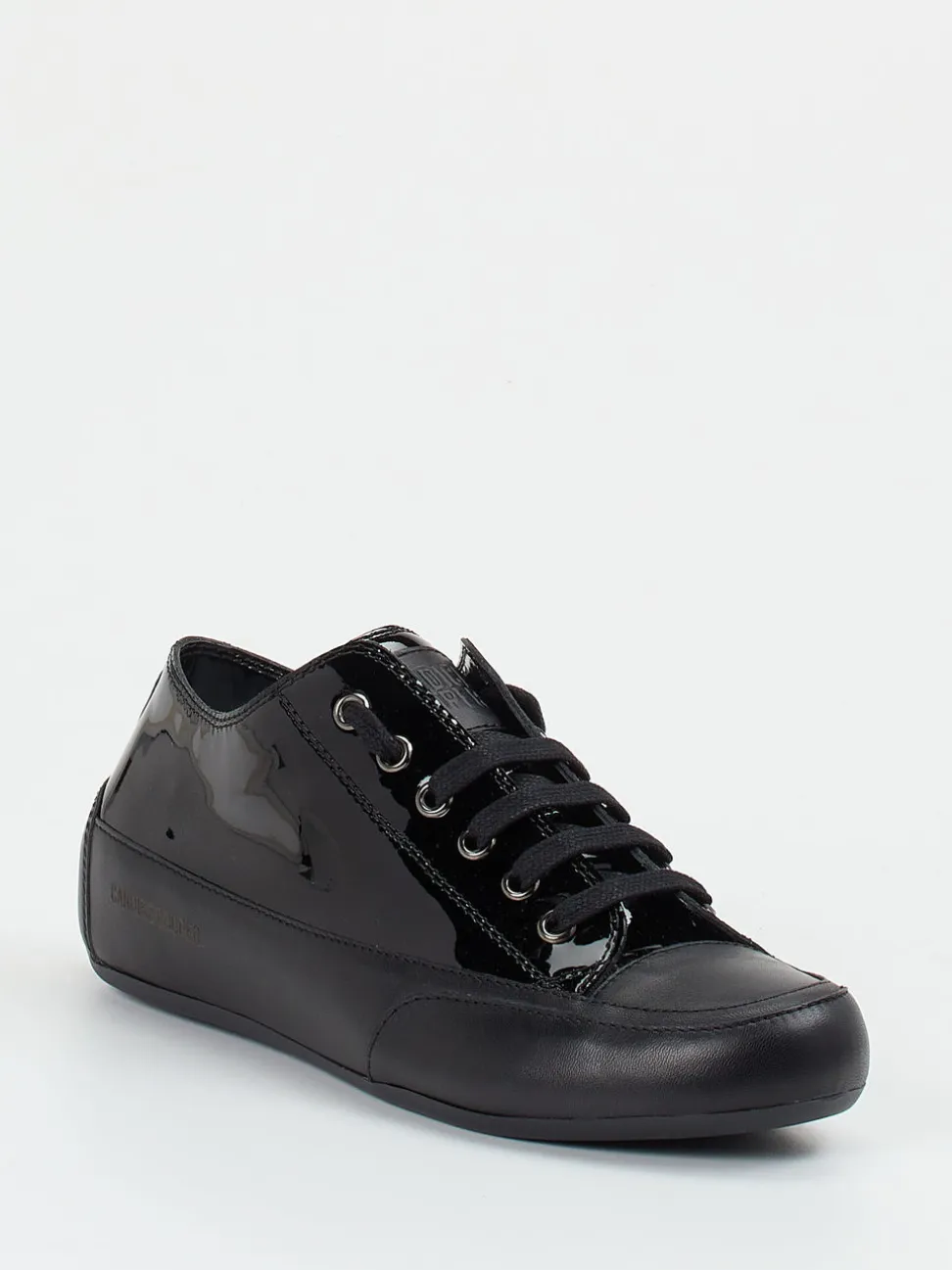 Candice Cooper – Sneaker aus Lackleder Schwarz