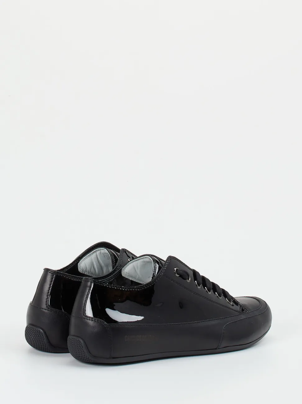 Candice Cooper – Sneaker aus Lackleder Schwarz