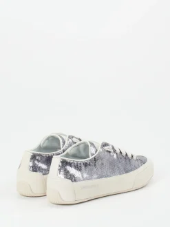 Candice Cooper – Sneaker aus Metallic mit Pailletten
