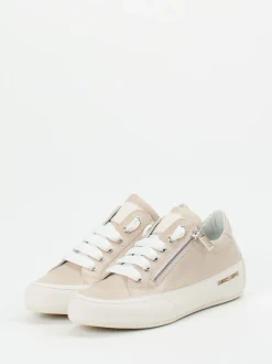 Candice Cooper – Sneaker aus Kalbleder in Taupe