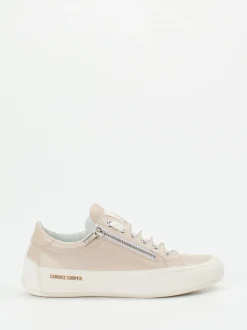 Candice Cooper – Sneaker aus Kalbleder in Taupe