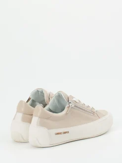 Candice Cooper – Sneaker aus Kalbleder in Taupe