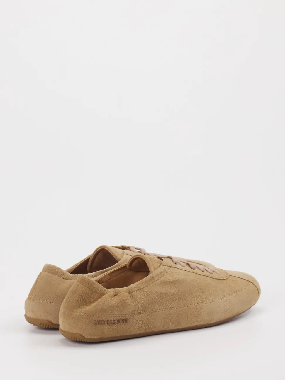 Candice Cooper – Sneaker aus Veloursleder beigebraun