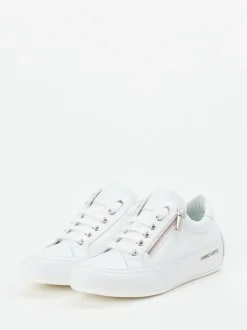 Candice Cooper – Sneaker aus Kalbleder weiß