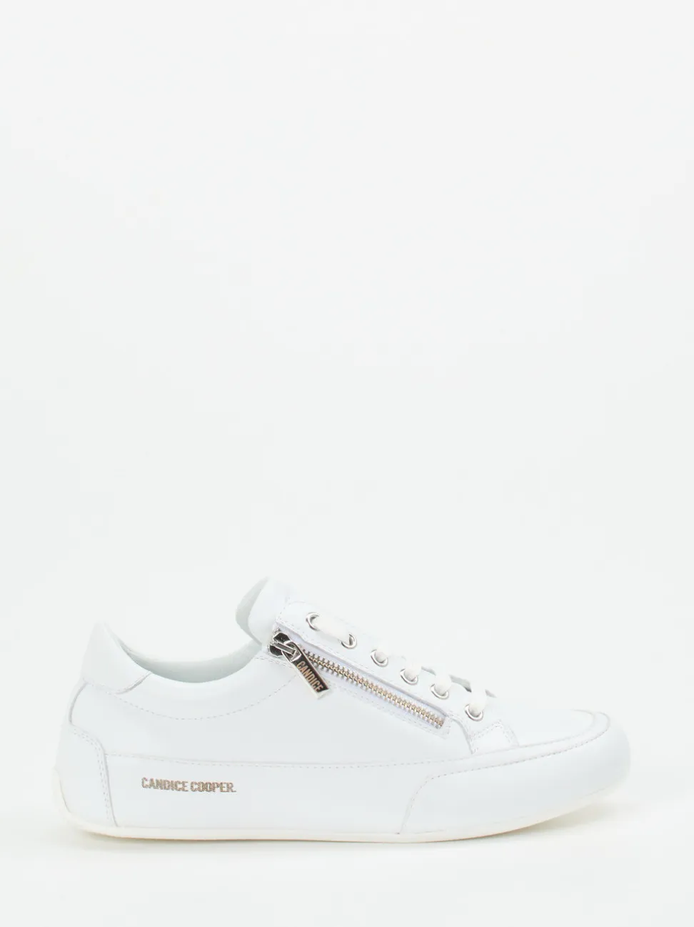 Candice Cooper – Sneaker aus Kalbleder weiß