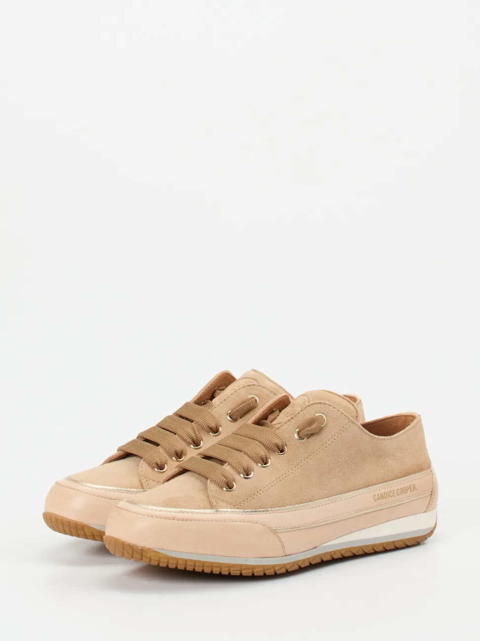 Candice Cooper – Sneaker aus Veloursleder in Braun