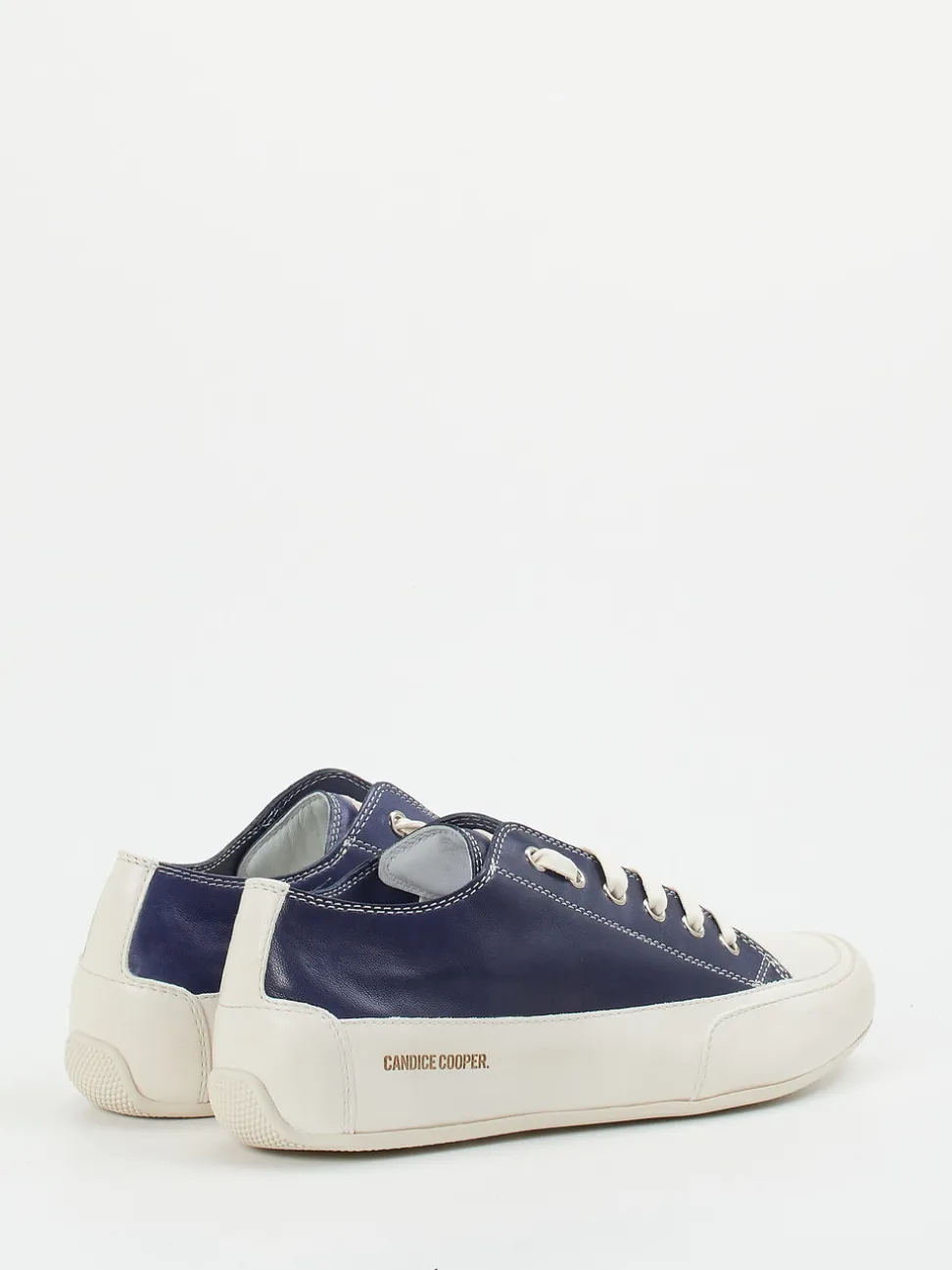 Candice Cooper – Sneaker aus Lammleder in Marineblau