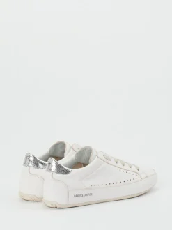 Candice Cooper – Sneaker aus Lammleder Offwhite