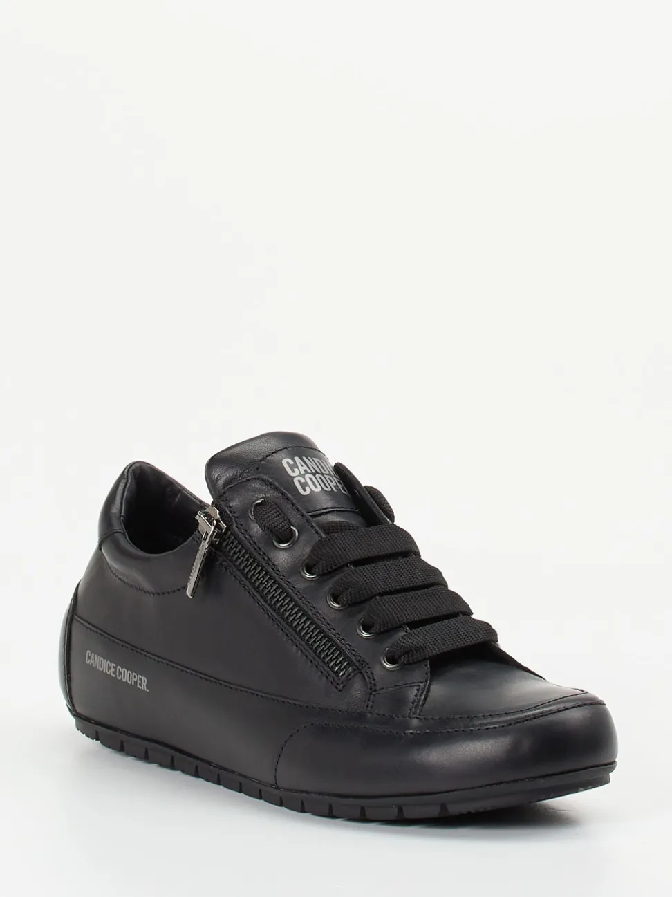 Candice Cooper – Sneaker aus Lammleder Schwarz
