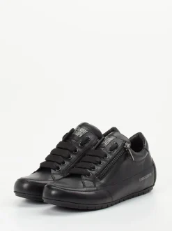 Candice Cooper – Sneaker aus Lammleder Schwarz