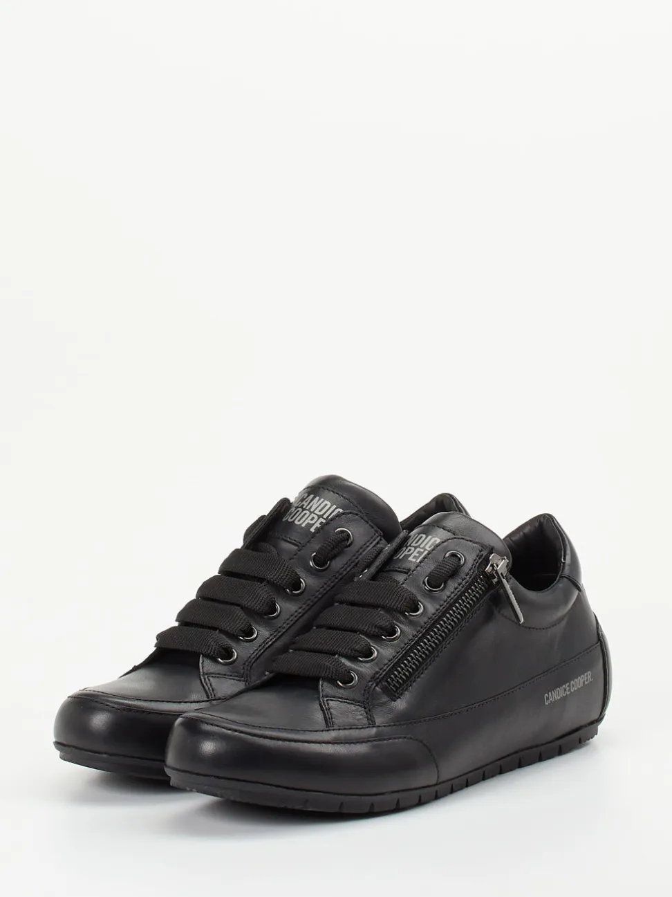 Candice Cooper – Sneaker aus Lammleder Schwarz