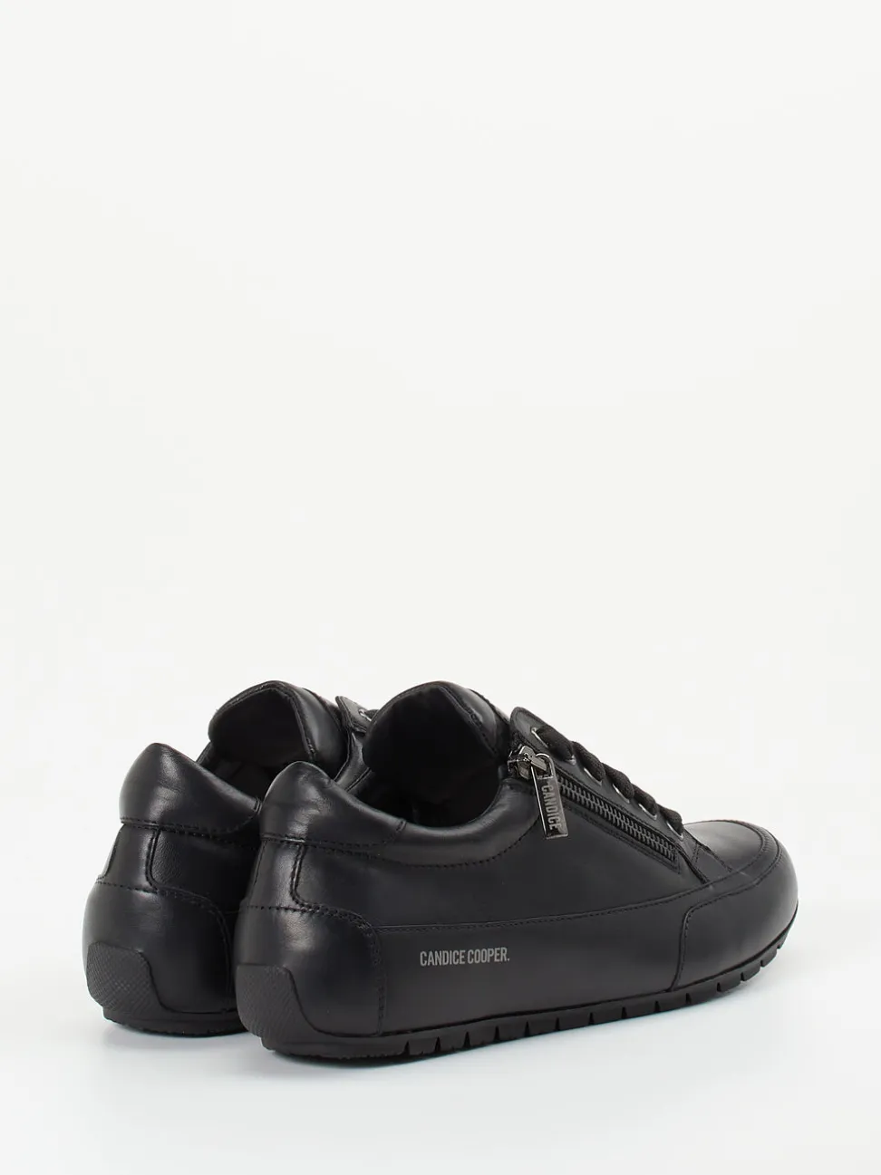 Candice Cooper – Sneaker aus Lammleder Schwarz