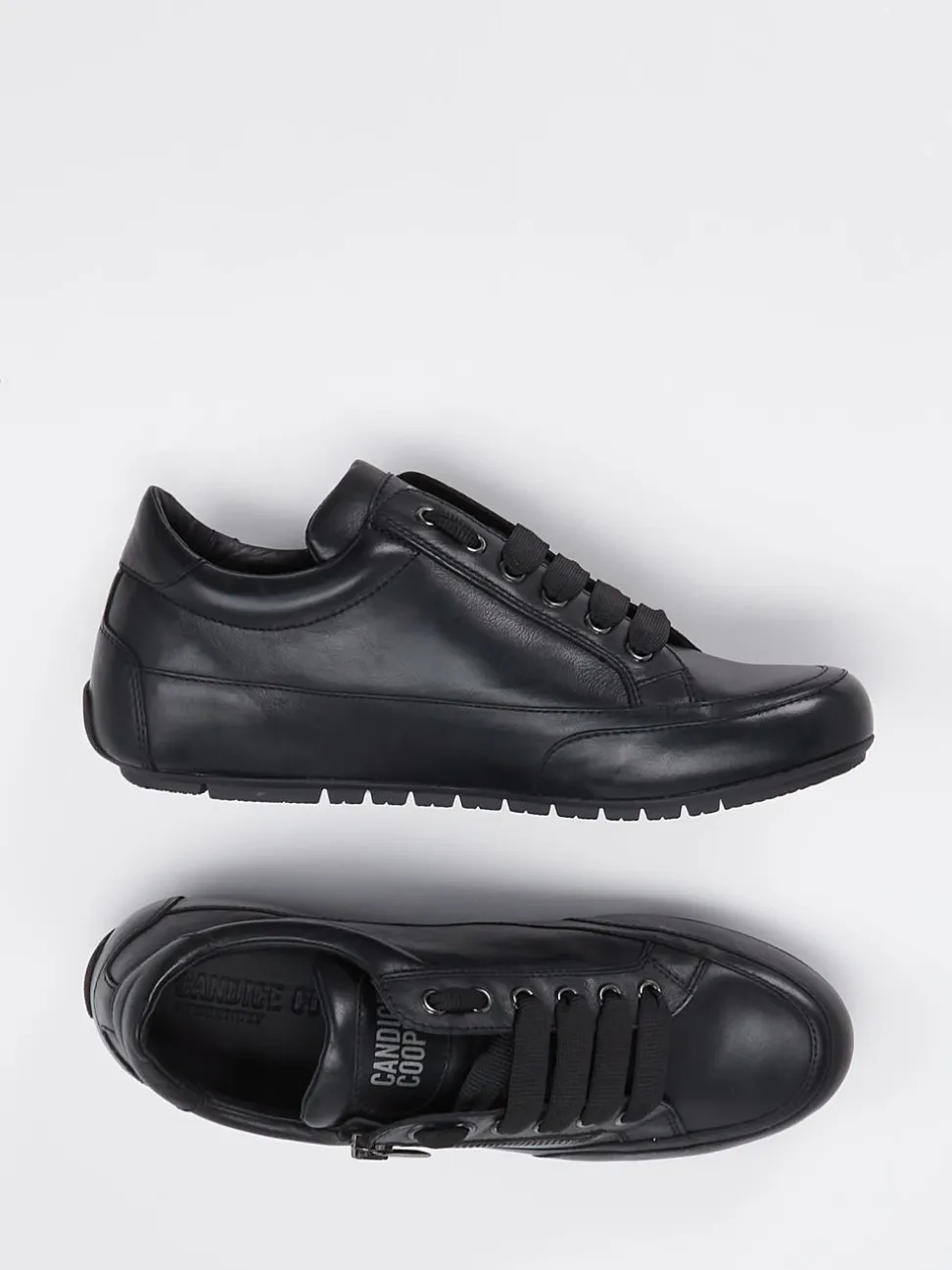 Candice Cooper – Sneaker aus Lammleder Schwarz