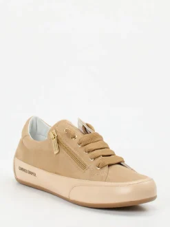Candice Cooper – Sneaker aus Veloursleder Beige