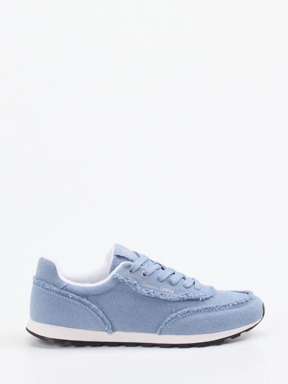 Candice Cooper – Sneaker aus Canvas Hellblau