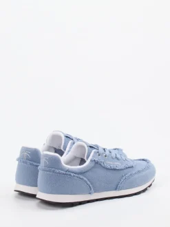 Candice Cooper – Sneaker aus Canvas Hellblau