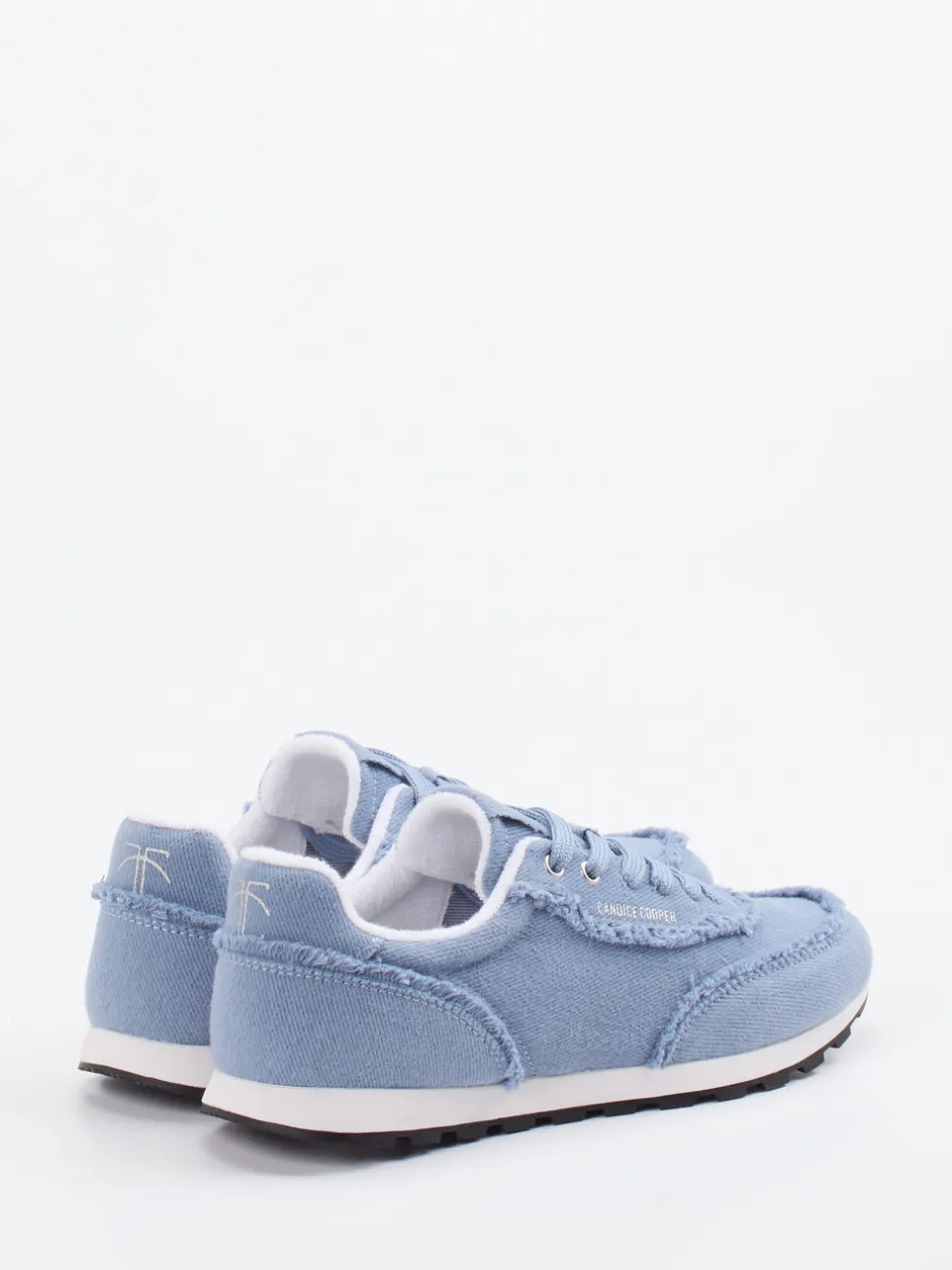 Candice Cooper – Sneaker aus Canvas Hellblau