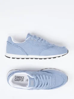 Candice Cooper – Sneaker aus Canvas Hellblau