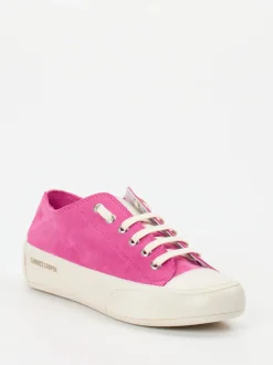 Candice Cooper – Sneaker aus Veloursleder Pink