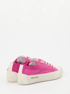 Candice Cooper – Sneaker aus Veloursleder Pink