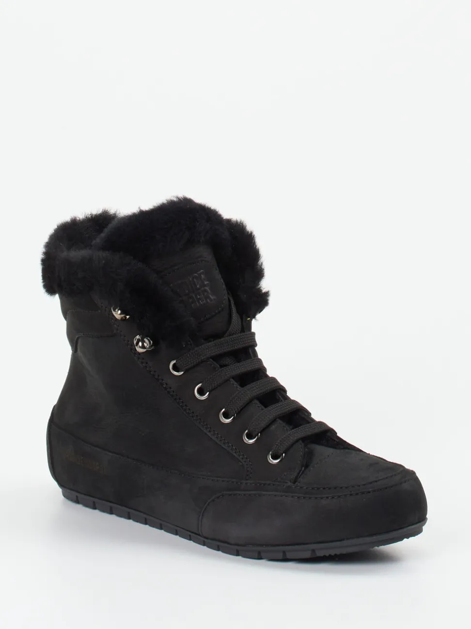 Candice Cooper – Stiefelette aus Nubukleder schwarz