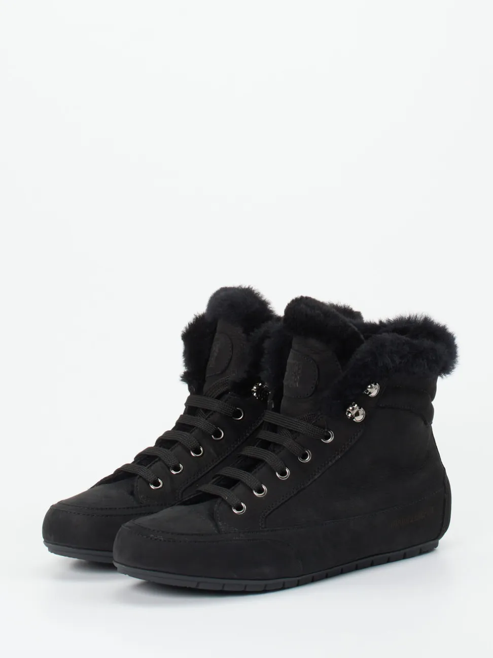 Candice Cooper – Stiefelette aus Nubukleder schwarz