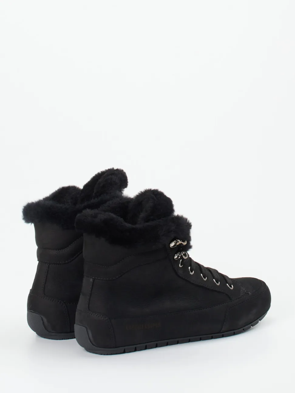 Candice Cooper – Stiefelette aus Nubukleder schwarz