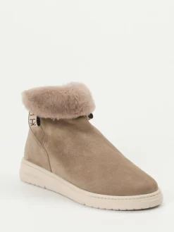 Candice Cooper – Stiefeletten aus Nubukleder taupe