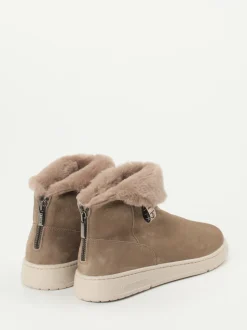 Candice Cooper – Stiefeletten aus Nubukleder taupe