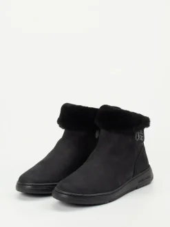 Candice Cooper – Stiefeletten aus Nubukleder Schwarz